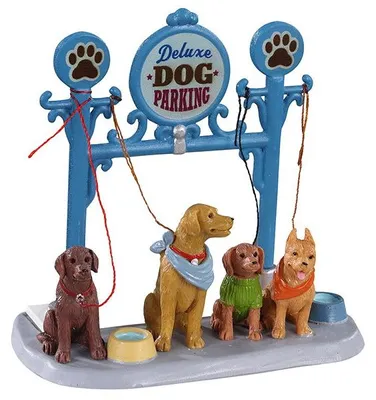 Productafbeelding van Dog parking kerstfiguur LEMAX