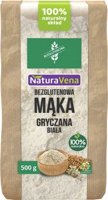 Produktbild von Naturavena Glutenfreies weißes Buchweizenmehl 500 g
