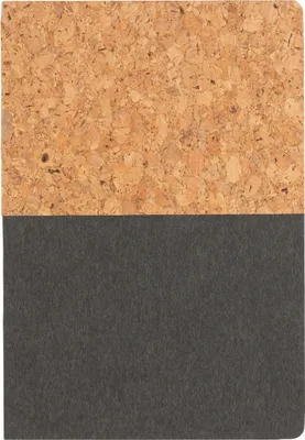 Produktbild von XD Collection - Notizbuch, Kork und Kraft, A5 XD688 (Einheitsgröße) (Schwarz/Braun)