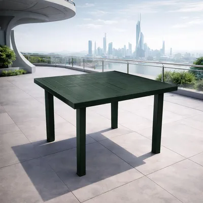 Gartentisch Terrassentisch Outdoor Tisch Fiocco Grün L80xB75xH72cm