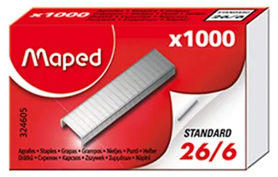 Immagine prodotto di Maped Heftklammern 26/6, verzinkt, Kleinpackung