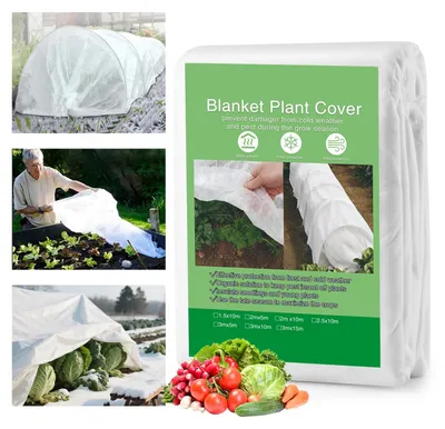 Produktbild von Wintervlies für Pflanzen, Frostschutz, 3 x 10 m; Gartenvlies, Winterschutz für Pflanzen, 30 g/m²; Winterschutzvlies für Pflanzen, Frostschutz im Freien, Pflanzenvlies