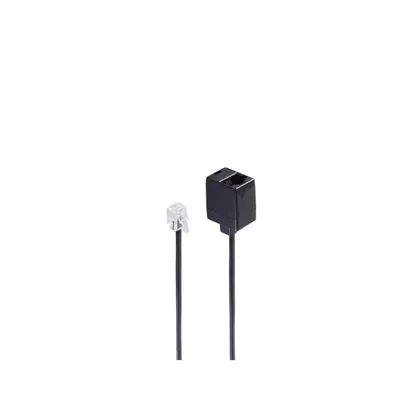 Image de S-CONN shiverpeaks BS70230 Câble téléphonique 10 m noir (BS70230)