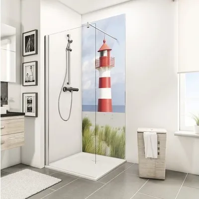 Produktbild von Duschrückwand SCHULTE DecoDesign ExpressPlus Foto Leuchtturm 210 x 90 cm EP1900921 647