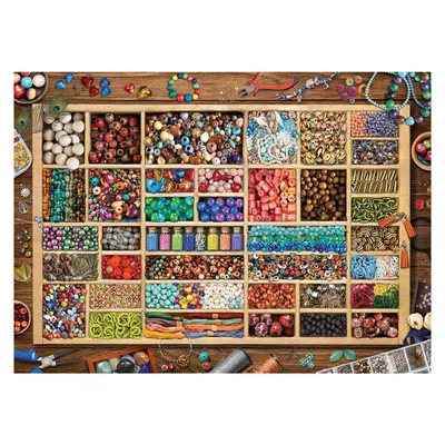 Produktbild von EUROGRAPHICS Puzzle Lauras Perlensammlung 1000 Teile