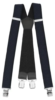 Produktbild von Fabio Farini - 1 Stück 4cm Breites X-Design verstellbar mit extra starken Clipverschluss, Dunkelblau