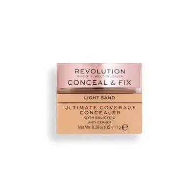 Produktbild von Revolution - Concealer - Conceal & Fix Ultimate Coverage Concealer - Light Sand