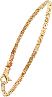 Produktbild von Goldarmband Königskette Breite 2,5 mm 19cm massiv 585-14 Karat Gold