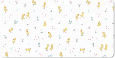 Produktbild von MuchoWow® Schreibtischunterlage Ente - Baby - Tiere 80x40 cm - XXL Mauspad - Gaming Mauspad