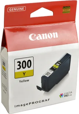 Produktbild von Canon PFI-300Y Tinte Gelb, Gelb, 1 Stück(e), 530 Seiten, Einzelpackung