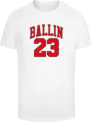 Image de Mr. Tee Ballin 23 Tee blanc - XS