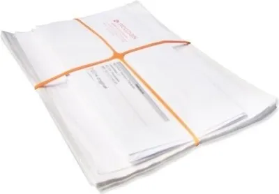 Obrázok produktu pre Gumičky, krížové, 100 mm x 1,5 x 4,0, oranžové – 1 kg