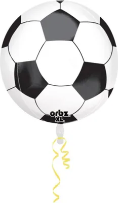 Produktbild von Folienballon Orbz Fußball Ø38cm