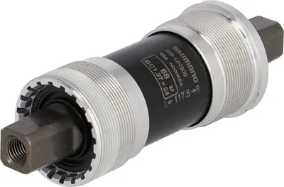 Produktbild von SHIMANO Kompaktinnenlager 68/117,5mm BBUN300 4-Kant, grau/schwarz