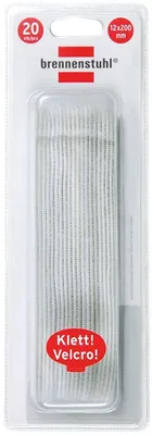 Obrázok produktu pre Brennenstuhl 1164350, Biela, 125 mm, 12 mm, 12 mm, 20 kusov