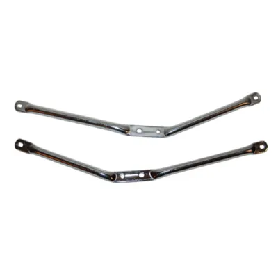 Produktbild von Satz Kotflügelhalterungen vorne für Zündapp 529/530 chrom links/rechts DMP