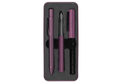 Produktbild von Faber-Castell 201530, Beere, 2 Stück(e), Kugelschreiber + Füllfederhalter