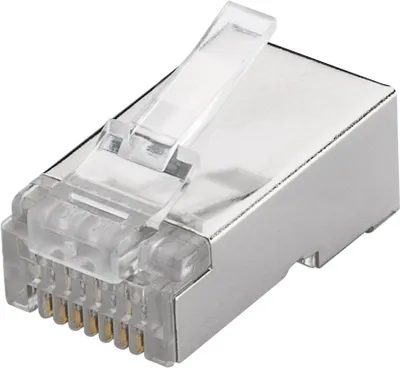 Image de Connecteur RJ45, CAT 6 STP blindé - pour câble rond