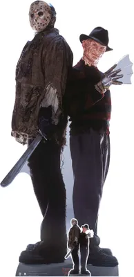 Immagine prodotto di Stand-up di cartone Halloween Freddy vs Jason doppio stand-up di cartone