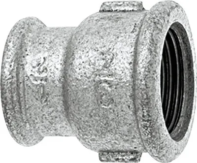 Produktbild von Temperguss - Fitting, Reduziermuffe 32 mm (1 1/4) x 25 mm (1")"
