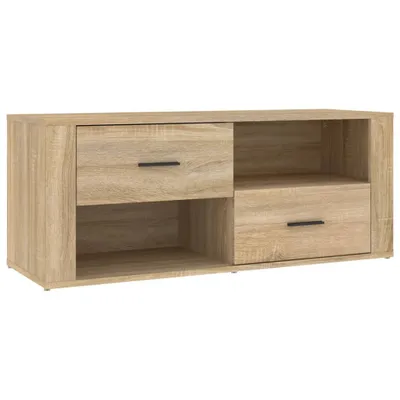 Obrázok produktu pre vidaXL TV skrinka Sonoma dub 100x35x40 cm odvodený výrobok z dreva