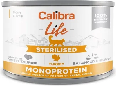 Zdjęcie produktu dla Cat Life konz.Sterilised Turkey 200g