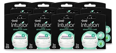 Immagine prodotto di 12 lame di ricambio Wilkinson Intuition Sensitive Care, adatte per pelli sensibili - confezione - 12 pezzi