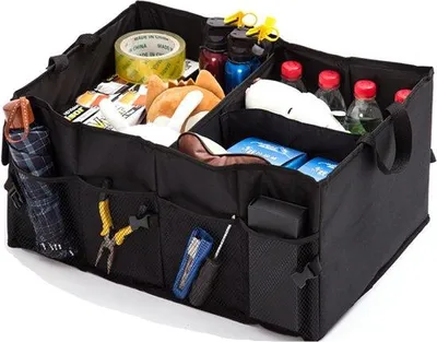 Image de Organiseur de voiture étanche, grand format, pliable, portable