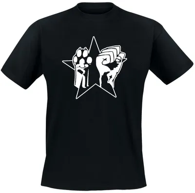 Produktbild von Pfote Faust - T-Shirt 4XL