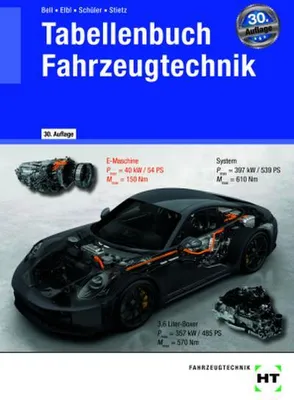 Obrázek produktu pro eBook inside: Buch und eBook Tabellenbuch Fahrzeugtechnik