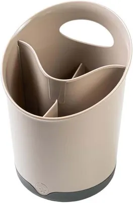 Produktbild von Kochblume Utensilienbehälter taupe Silikon, Kunststoff 17 cm30020.12