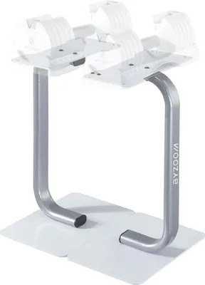Produktbild von BYZOOM FITNESS, Pure Series, verstellbarer Hantelständer, 5,6kg/12,5lb, kompakt, vielseitig einsetzbar, modernes Design.