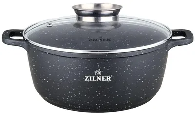 Produktbild von Marmor Töpf Kochtopf 1.7L 18cm ZILNER ZL-9002