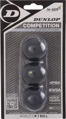 Obrázok produktu pre Dunlop Competition Squashball (sada 3 ks)