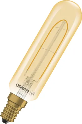 Obrázek produktu pro OSRAM Vintage 1906 LED speciální tvary stmívatelné ve tvaru tyčinky, LED žárovka, sklo, zlatá, 2,8 W, 250 lm, 2200 K, stmívatelná, CRI 80