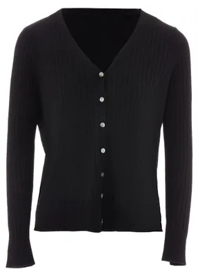 Image de Cardigan LYNNEA pour femme - Noir, XS/S