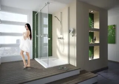 Produktbild von Hoesch 9228615.101401 DA Muna 1500x900 li. Eckversion