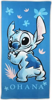 Produktbild von Disney Lilo und Stitch Mikrofaser Strandtuch Badetuch XL 70x140 cm