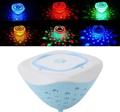 Produktbild von Luqeeg schwimmende Poollichter, Lichter Fischmuster, wasserdichtes Solarpool, Badewanne, Bad, Partydekoration, Batterie betrieben