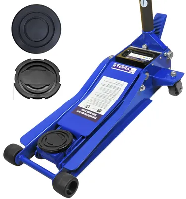 Produktbild von Wagenheber 3T hydraulisch Autoheber Rangierwagenheber Fußpedal 75-505mm 2x Gummi