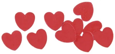 Produktbild von PaperStyle 46731 Konfetti Herzen - 10 g, rot