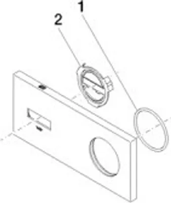 Produktbild von Dornbracht 90110117000-00 Platte Ersatzteile