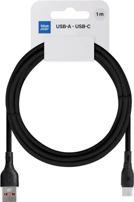 Image de BLUE STAR ECO cable 3A USB A vers Type C PJ68-25-3 1m noir
