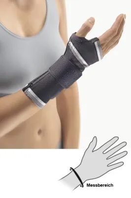 Produktbild von Bort ManuZip Eco Handgelenk-Schiene links haut Gr.L
