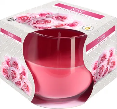 Obrázek produktu pro Nohel Garden Svíčka ve skle RŮŽE vonná 100g