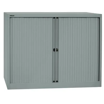 Produktbild von BISLEY Rollladenschrank EuroTambour Maße: 120 x 103 x 43 cm (B x H x T) Anzahl der Fachböden: 2 Fachböden