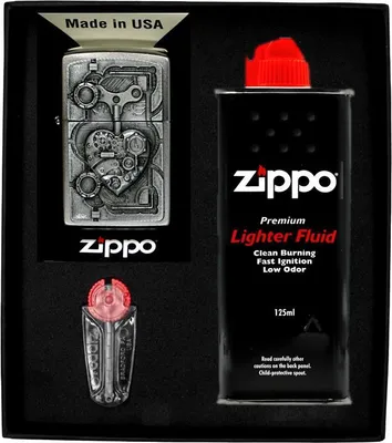 Obrázok produktu pre Sada zapaľovačov ZIPPO STEAMPUNKT HEART dar No1