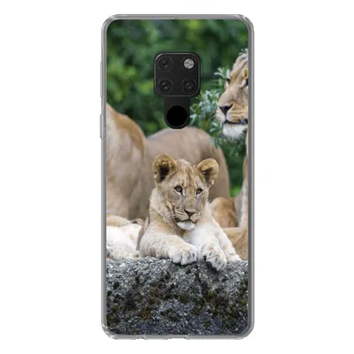 Produktbild von MuchoWow® Handyhülle Schutzhülle Hülle für Huawei P40 Lite Löwen - Tiere - Jungtiere Silikon Softcase Handy Hülle - Handy