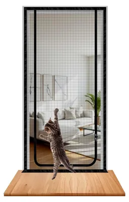 Produktbild von Katzennetz für Balkon, Katzengitter mit Reißverschluss für Haustiere (100cm x 210cm)