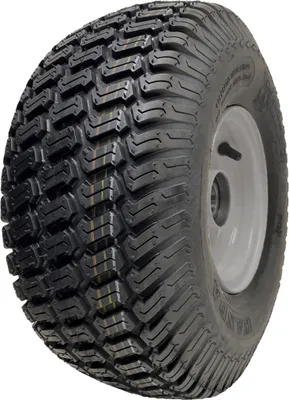 Zdjęcie produktu dla koło do kosiarki do trawy 15x6.00-6, piasta 65 mm, 4-warstwowa opona P332 na obręczy, łożyska 20 mm